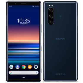 【中古】Bランク 【やや傷や汚れあり】 SIMロック解除済み 元SoftBank SONY Xperia 5 901SO ブルー 利用制限△(赤ロム永久保証) 送料無料