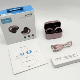 【中古 動作確認済】 Anker Soundcore AeroClip Bluetooth 5.4 ピンク&ブラウン 音楽 ミュージック 音楽鑑賞 運動 ランニング 通勤 通学 耳 イヤー イヤホン 音質 没入感 集中 音 使いやすい ジムリラックス 小さい