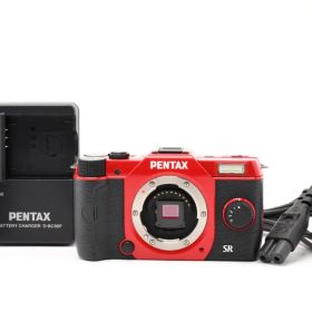 Pentax Q10 ミラーレスデジタルカメラボディ レッド ペンタックス