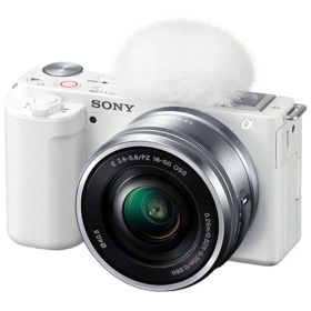 【展示品/在庫あり】SONY VLOGCAM ZV-E10L パワーズームレンズキット ホワイト レンズ交換式 Vlogカメラ ソニー
