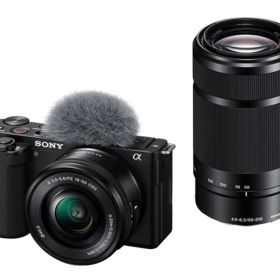 【展示品/在庫あり】SONY VLOGCAM ZV-E10Y ダブルズームレンズキット ブラック レンズ交換式Vlogカメラ ソニー