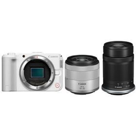 Canon ミラーレス一眼 EOS R50 V ダブルズームキット[ホワイト]【お取り寄せ商品（３週間から４週間程度での入荷、発送）】（2100000018174）