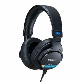 【中古】Sony MDR-M1プロフェッショナルリファレンスクローズドモニターヘッドフォン。