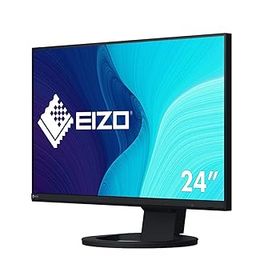 【中古】(良い)EIZO FlexScan EV2480-BK (23.8型/1920×1080/フレームレスモニター/アンチグレアIPS/疲れ目軽減/ブラック)