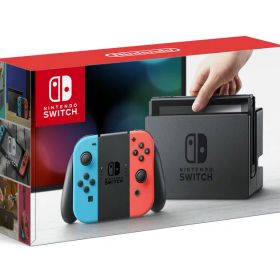 【中古・箱説あり・付属品あり・傷なし】Nintendo Switch Joy−Con(L) ネオンブルー／(R) ネオンレッドニンテンドーSwitch ゲーム機本体