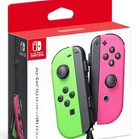 【中古】Nintendo Switch Joy−Con ネオングリーン／ネオンピンク