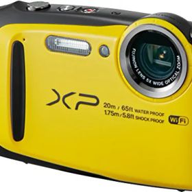 【中古】FUJIFILM デジタルカメラ XP120 イエロー 防水 FX-XP120Y