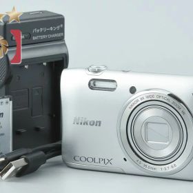 【中古】Nikon ニコン COOLPIX S3600 クリスタルシルバー コンパクトデジタルカメラ