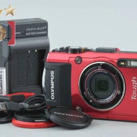 【中古】OLYMPUS オリンパス STYLUS TG-4 Tough レッド 防水デジタルカメラ
