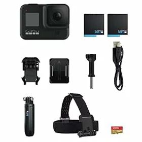 【中古】【39shop】GoPro★ゴープロ アクションカメラ HERO8 BLK ヒーロー8 ブラック 限定ボックスセット 日本国内正規品 CHDRB-801-FW BLK F（非常に良い）