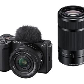 【新品/在庫あり】SONY VLOGCAM ZV-E10M2X ダブルズームレンズキット ブラック ミラーレスカメラ ブログカム ソニー