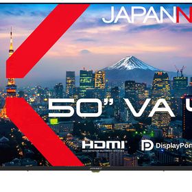 JAPANNEXT｜ジャパンネクスト JN-V50U-H5 液晶ディスプレイ(50型/VA/4K 3840×2160/60Hz/5ms/5年保証)(ブラック)[JNV50UH5] 返品種別A