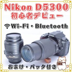 Nikon ニコン D5300 Ｗレンズセット カメラデビュー Wi-Fi付き