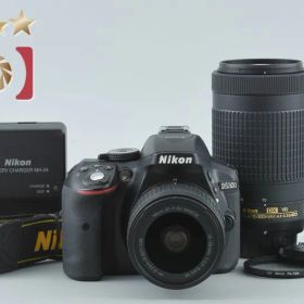 【中古】Nikon ニコン D5300 AF-P ダブルズームキット ブラック
