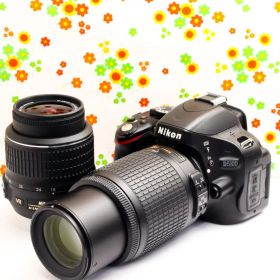 ニコン Nikon D5100☆スマホに送れる☆ダブルレンズ☆即日発送♪
