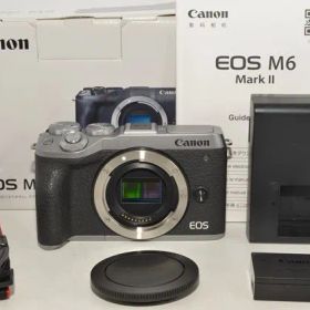 【特上品】 Canon キヤノン EOS M6 Mark II ボディー EOSM6MK2SL-BODY ＃9345