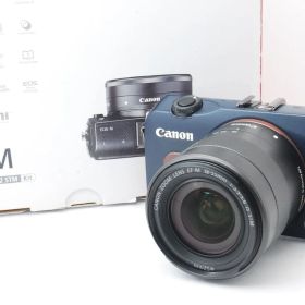 ★爽やかベイブルー！高画質高性能！超軽量ミラーレスカメラ♪☆キヤノン EOS M レンズキット★