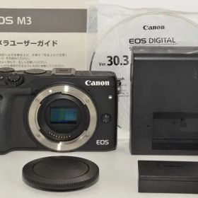 【極上品】 Canon キヤノン EOS M3 ボディ ブラック EOSM3BK-BODY ＃9347