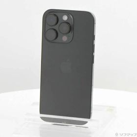 ソフマップ 〔中古品〕 iPhone16 Pro 128GB ブラックチタニウム MYMV3J／A SIMフリー【305】