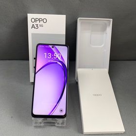 超美品 国内版 SIM フリー OPPO A3 5G 128GB パープル色