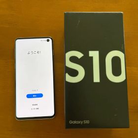 美品 GALAXY s10 ホワイト 値下げ