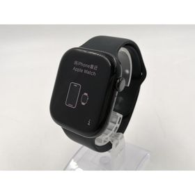 【中古】Apple Watch Series10 46mm Cellular ジェットブラックアルミニウムケース/ブラックスポーツバンド (M/L) MWY43J/A【千葉】保証期間１ヶ月【ランクB】