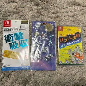 Switch リズム天国ミラクルスターズ 新品未開封特典&保護フィルム付き