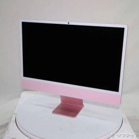 ソフマップ 〔中古品〕 iMac 24-inch Late-2024 MWV43J／A Apple M4 10コアCPU_10コアGPU 16GB SSD256GB ピンク 〔macOS v26.5.2〕【258】