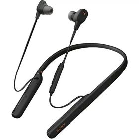 ソニー ワイヤレスノイズキャンセリングイヤホン WI-1000XM2 : ハイレゾ対応 / Alexa搭載 / bluetooth / 最大10時間連続再生 / DSEE搭載 ネックバンド型 ノイキャンプロセッサーQN1搭載 ハードケース付属 2019年モデル / マイク付き/ 360 Reality Audio認定モデル ブラック