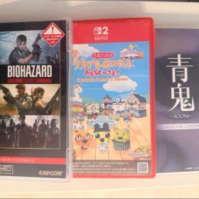 任天堂スイッチ ソフト （プチプチおみせっち、バイオハザード4、青鬼）