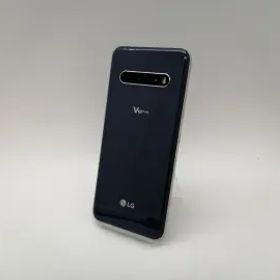 【中古】LG電子 SoftBank 【SIMロック解除済み】 LG V60 ThinQ 5G クラッシーブルー 8GB 128GB A001LG【札幌南2条】保証期間１ヶ月【ラン