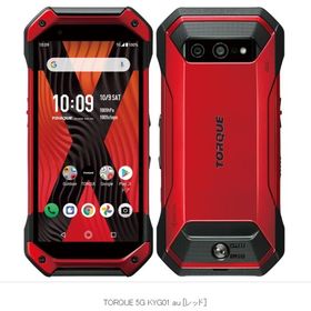 【Simフリー】★本体未使用★ TORQUE 5G KYG01 128GB レッド【充電器付き】
