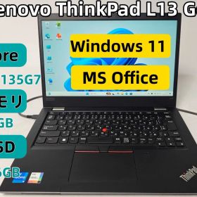 【良品】【送料無料】【7日保証】Lenovo ThinkPad L13 Gen2/Core i5-1135G7/8GBメモリ/SSD 256GB/N2860_844