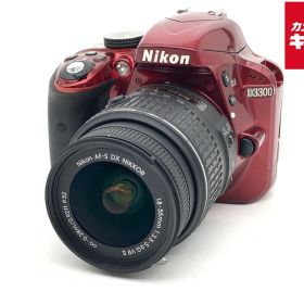 【中古】 【並品】 ニコン D3300 18-55 VR II レンズキット レッド