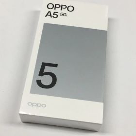 新品未開封品 OPPO A5 5G OPG06 128GB ホワイト / au・UQ版 SIMフリー