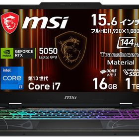 MSI｜エムエスアイ Cyborg-15-B13WEKG-5059JP ゲーミングノートパソコン Cyborg 15 B13W(15.6型/Windows 11 Home/Core i7 13620H/メモリ