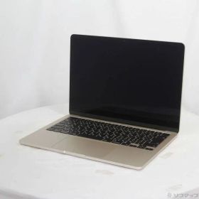 ソフマップ 〔中古品〕 MacBook Air 13.6-inch Mid-2022 MLY13J／A Apple M2 8コアCPU_8コアGPU 8GB SSD256GB スターライト 〔26.3 Tahoe〕【269】