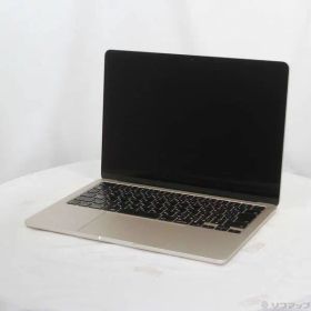 ソフマップ 〔中古品〕 MacBook Air 13.6-inch Mid-2022 MLY23J／A Apple M2 8コアCPU_10コアGPU 16GB SSD512GB スターライト 〔26.3 Tahoe〕【269】