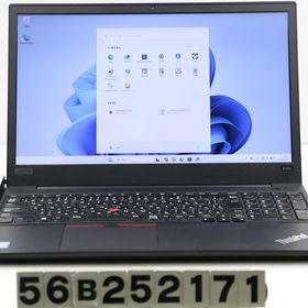 Lenovo ThinkPad E580 Core i5 8250U 1.6GHz/8GB/256GB(SSD)/15.6W/FHD(1920x1080)/Win11 【中古】