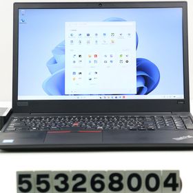 Lenovo ThinkPad E580 Core i5 8250U 1.6GHz/8GB/256GB(SSD)/15.6W/FHD(1920x1080)/Win11 【中古】