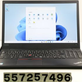 Lenovo ThinkPad E580 Core i3 8130U 2.2GHz/8GB/256GB(SSD)/15.6W/FHD(1920x1080)/Win11 【中古】