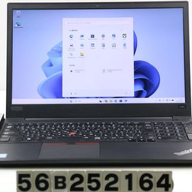 Lenovo ThinkPad E580 Core i5 8250U 1.6GHz/8GB/256GB(SSD)/15.6W/FHD(1920x1080)/Win11 【中古】