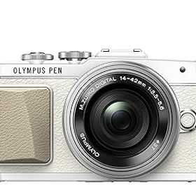 【中古】【39shop】OLYMPUS★PEN E-PL7 14-42mm EZレンズキット ホワイト ミラーレス一眼 E-PL7 EZ LKIT WHT（良い）