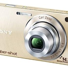 【中古】（非常に良い）ソニー SONY デジタルカメラ Cybershot W350 ゴールド DSC-W350/N