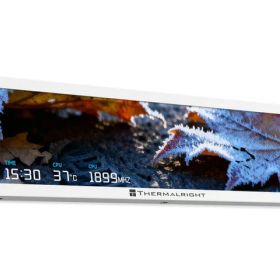 【ポイント10倍】 Thermalright PCモニター・液晶ディスプレイ Trofeo Vision 9.16 LCD [9.16インチ WHITE] [モニタサイズ：9.16 型(インチ) パネル種類：IPSパネル 入力端子：USB Type-Cx1] 【P10倍】