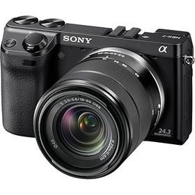 【中古】【39shop】SONY★ミラーレス一眼カメラ α NEX-7 ズームレンズキット ブラック NEX-7K（非常に良い）