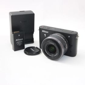 ニコン Nikon1 J1 ブラック + 1NIKKOR 10-30mm VR レンズセット 【シャッター数4510回】