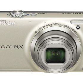 【中古】NikonデジタルカメラCOOLPIX S6100 シャンパンシルバー S6100SL 中古カメラ 高画質 人気 おすすめ