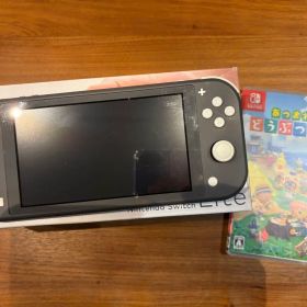 Nintendo Switch Lite 本体 グレー あつまれどうぶつの森付き