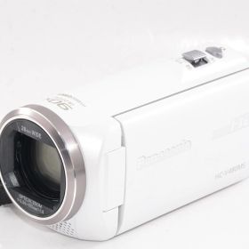 【中古】【外観特上級】パナソニック HDビデオカメラ V480MS 32GB 高倍率90倍ズーム ホワイト HC-V480MS-W